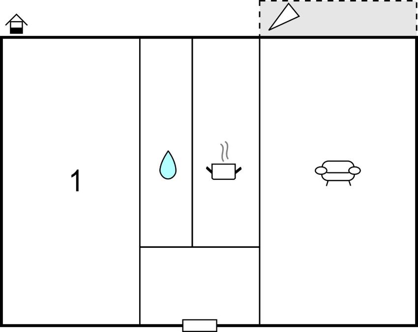 Beautiful home in Hohenkirchen with 1 Bedrooms