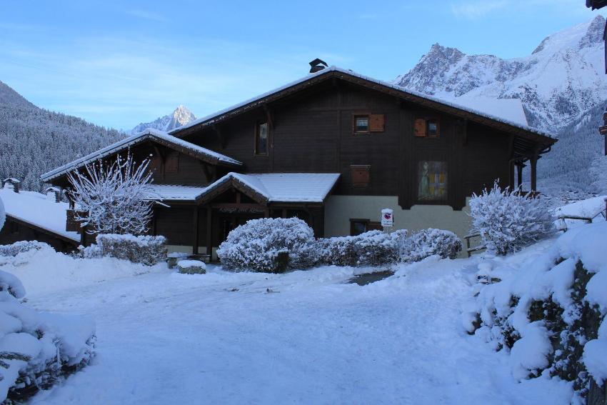 Appartement d'une chambre a Les Houches a 30 m des pistes avec piscine partagee et jardin amenage