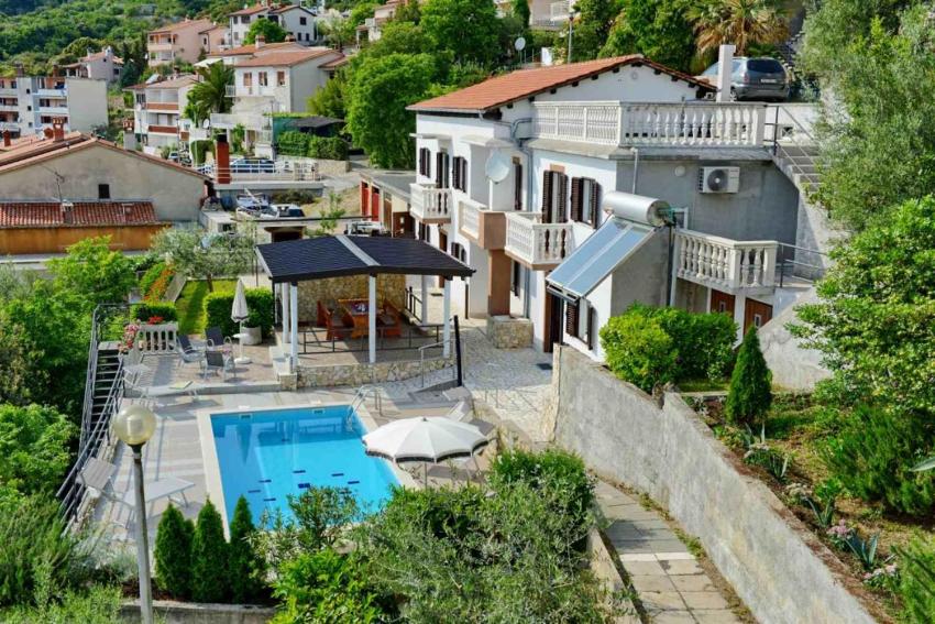 Holiday house in Rabac with sea view, air conditioning, WiFi, washing machine 577-1
