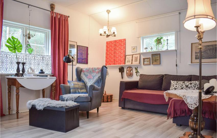 Nice home in Hagby with 2 Bedrooms