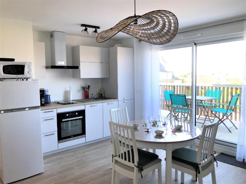 Le Galion, Appartement accueillant, bourg de Plouharnel