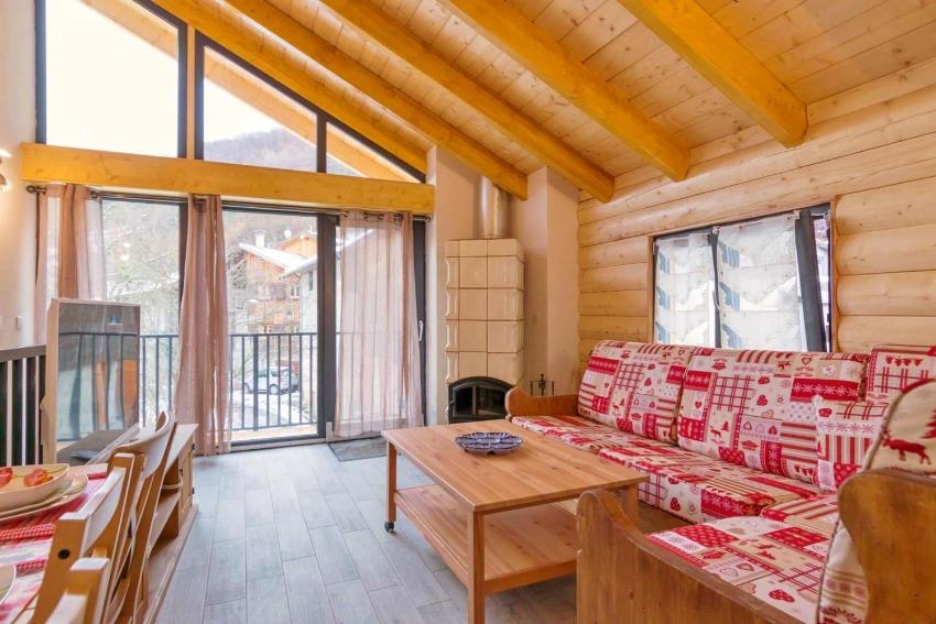Maison de 3 chambres avec balcon amenage et wifi a Courchevel a 1 km des pistes