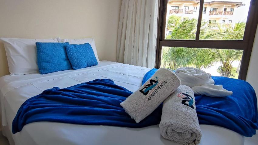 STUDIO 4 Pessoas, Ar Condicionado, Cozinha, Wi-Fi, Condomínio PÉ NA AREIA com JACUZZI, Piscina, Academia e Sauna - VG Sun Cumbuco