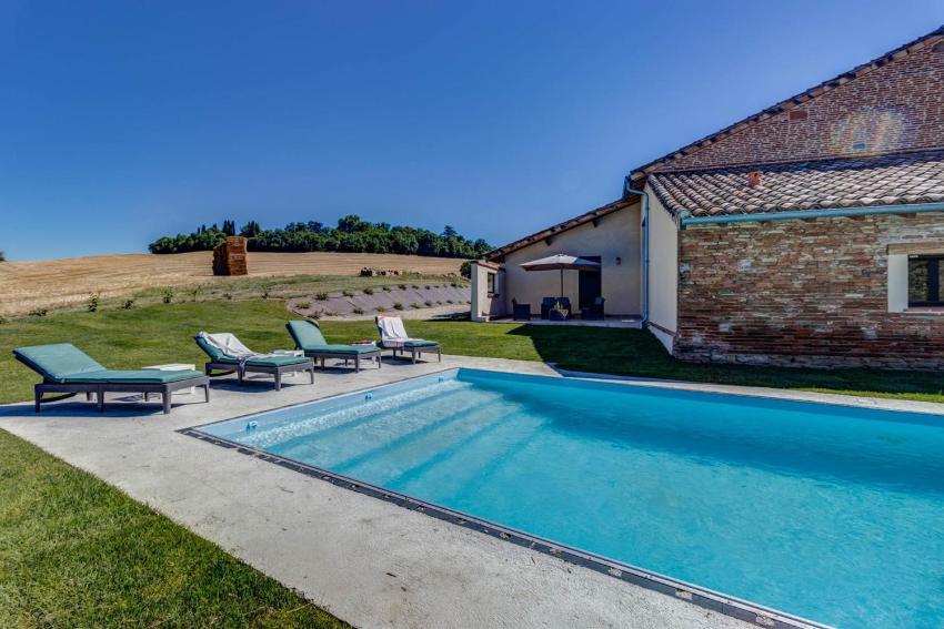 La Métairie de Rouziès, piscine privée