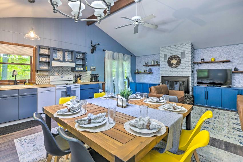 Stocked Gouldsboro Home with Wraparound Deck!