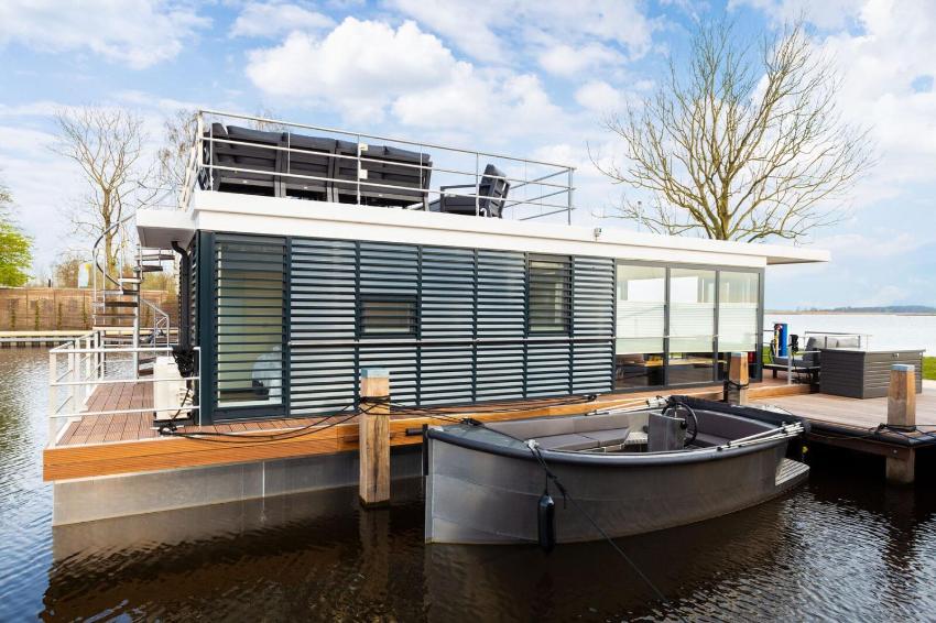Houseboat de Valreep - Paviljoenwei 2 Offingawier