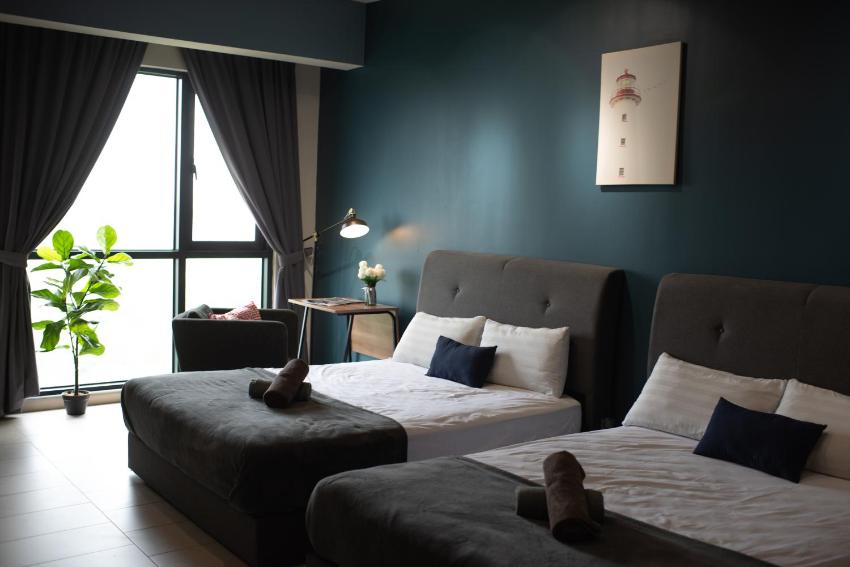 Private Cozy Studio with 2 Beds at Tamarind, Cyberjaya