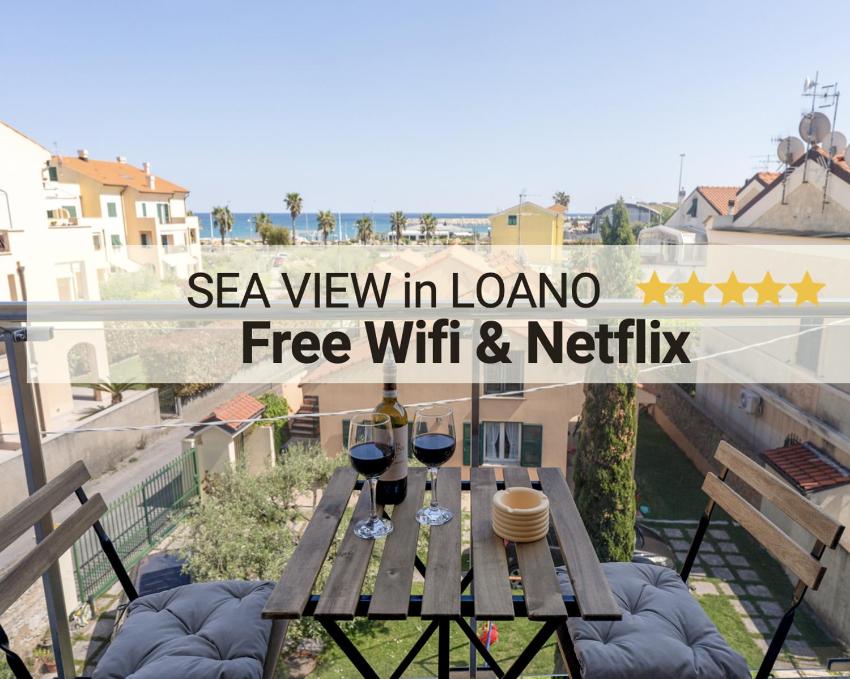 [LOANO-MARINA] GRAZIOSO ☆☆☆☆☆ CON VISTA MARE