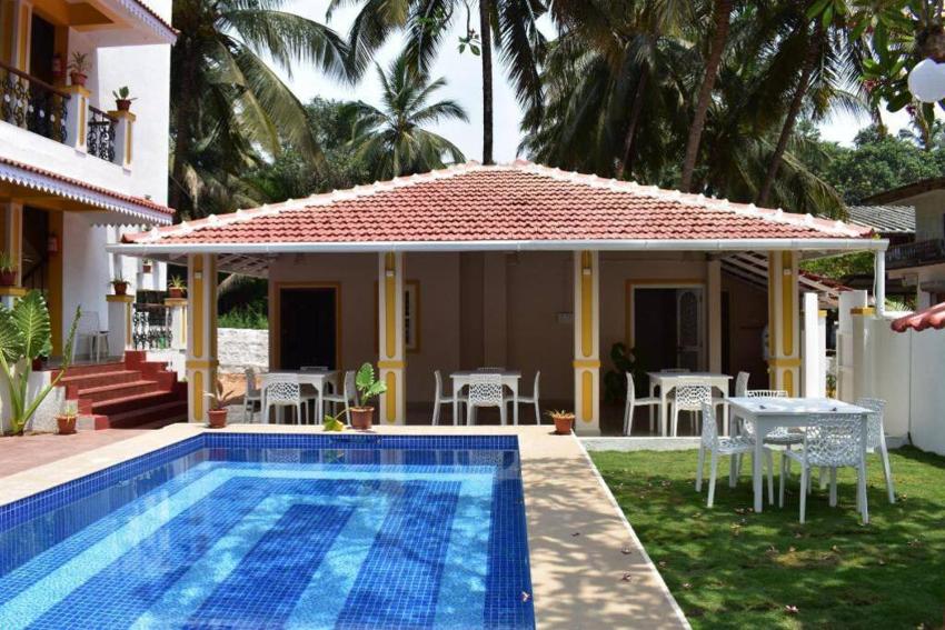 7BHK Villa De Flora with Large Pvt Pool @Calangute