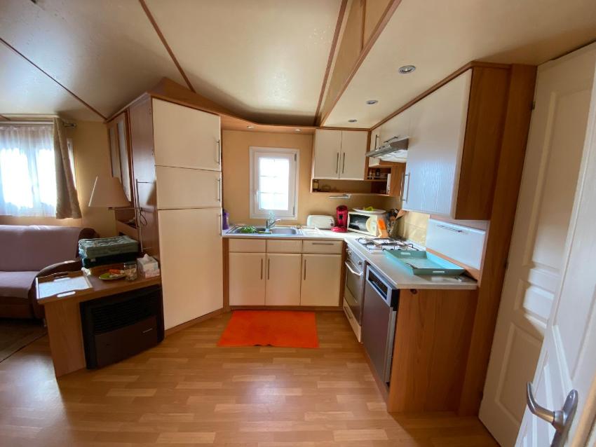 Charmant Mobile-home 5 personnes sur terrain privé à 200 m de la plage - PADRIG