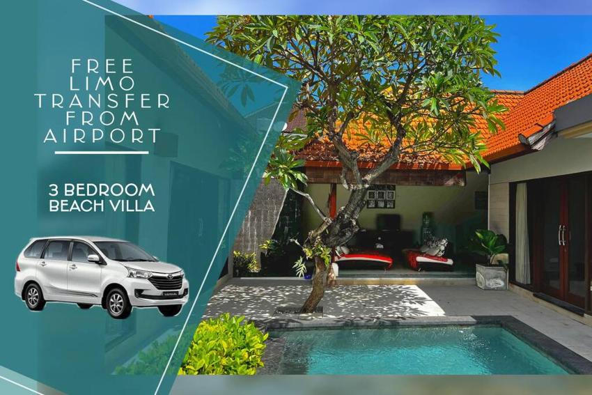 3 Bdr Villa Pool Close to Beach