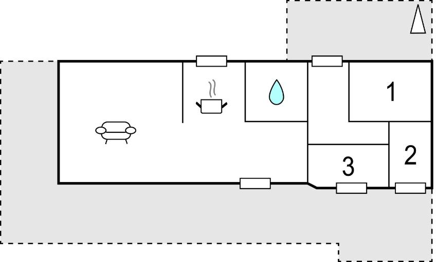 Three-Bedroom Holiday Home in Hals
