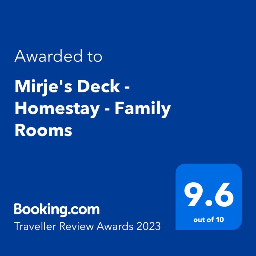 Mirje's Deck - Homestay - Family Rooms