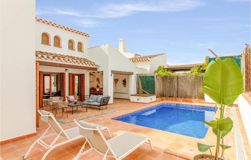 Beautiful home in San Javier with WiFi, Indoor swimming pool and 3 Bedrooms