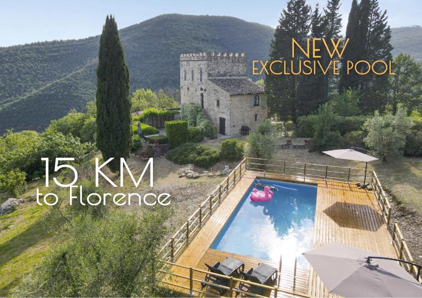 Castello di Casalta con piscina