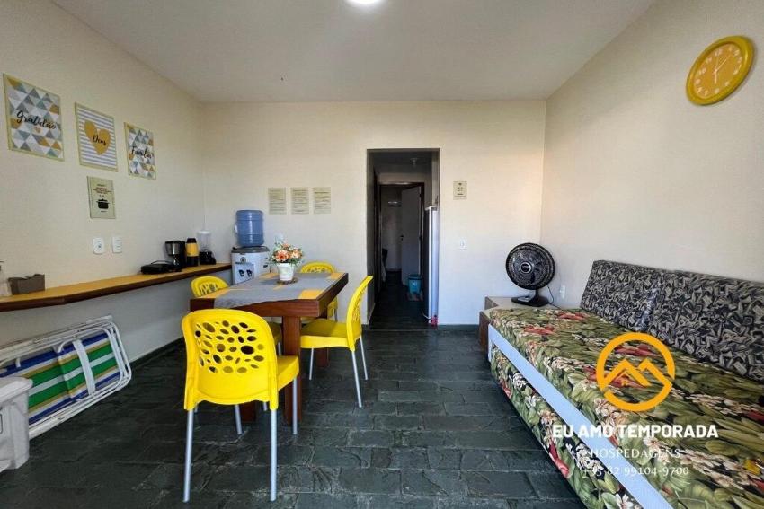 Residencial Cumaru EUAMOTEMPORADA - Apt 102 - 100 METROS DO MAR, VARANDA COM VISTA, WIFI 300 MEGAS, Condomínio com Piscina