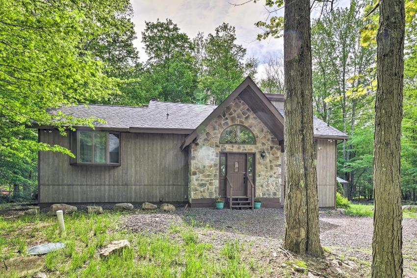 Gouldsboro Lake Home with Deck and Game Room!