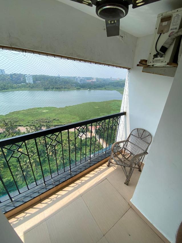 3BHK Lake view apartment opp to Lulu mall