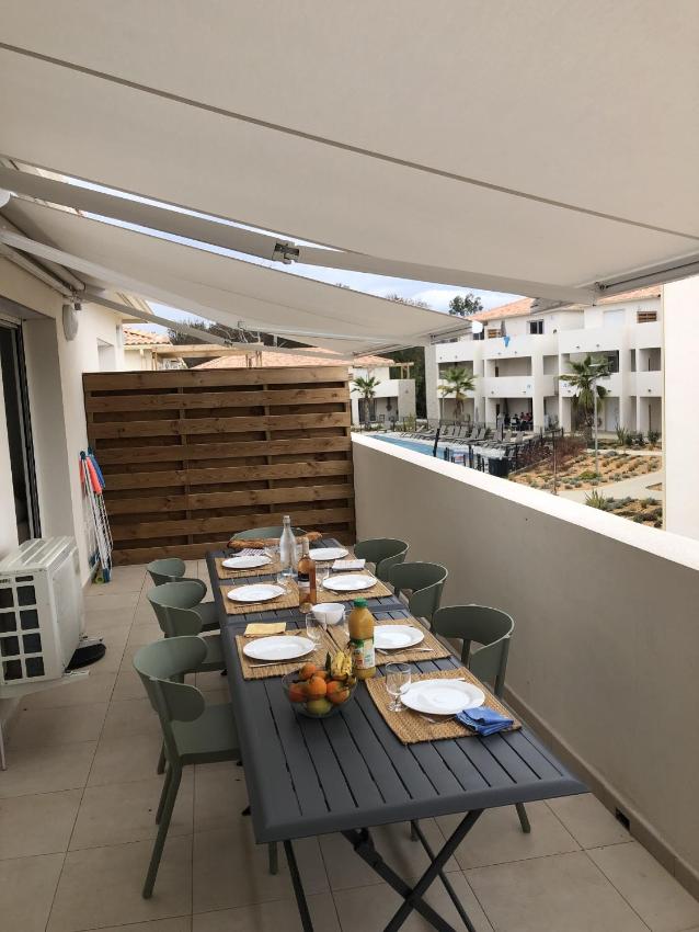 Residence Marina di Bravone - appartement 6 personnes Vue Mer 1er etage N111
