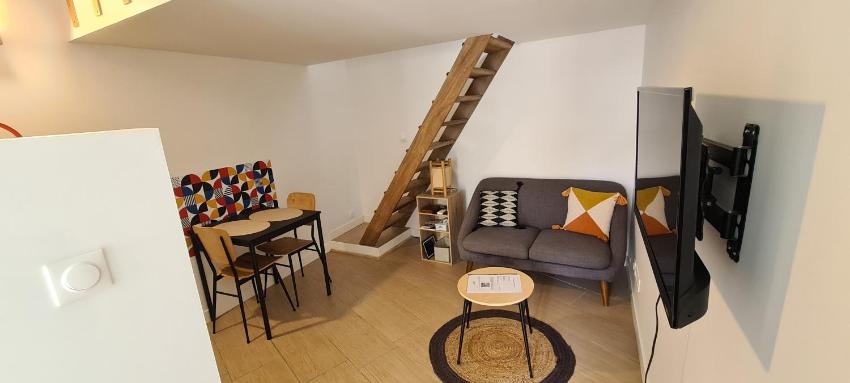 Studio meublé climatisé et connecté tout confort