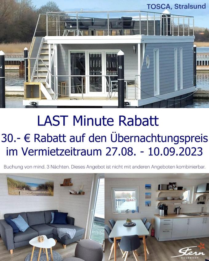 TOSCA - Stern Hausboot