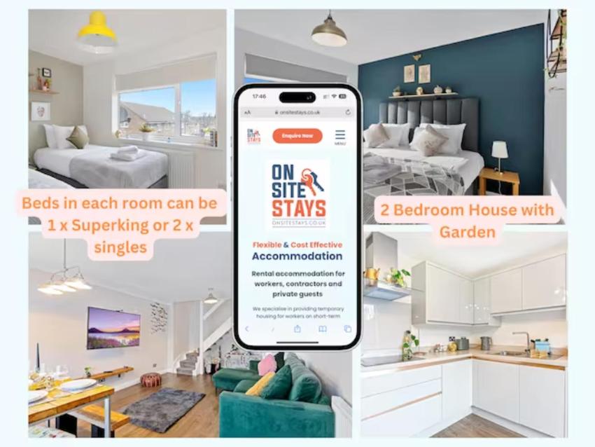 OnSiteStays Welling, Modern 2 Bed House, Parking & Wifi