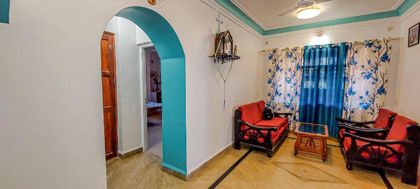 Villa Francis Maria - Sea-esta - 3BHK with AC, WiFi, Power Backup near Ashvem beach