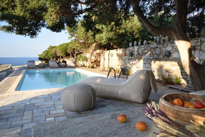 Executive Paros Villa Villa Agia Thalassa Beachfront Sea Views Private Pool Kostos Damouli