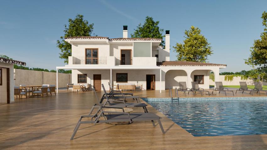 Villa Huerta, lujo, piscina, jacuzzi