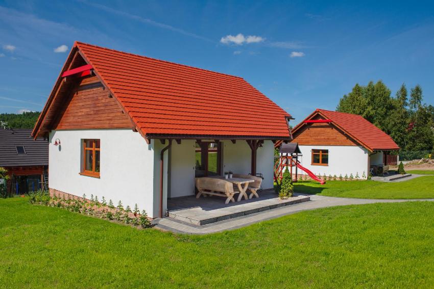 Malinowe Wzgórze domki 60 m2 z balią na wyłączność
