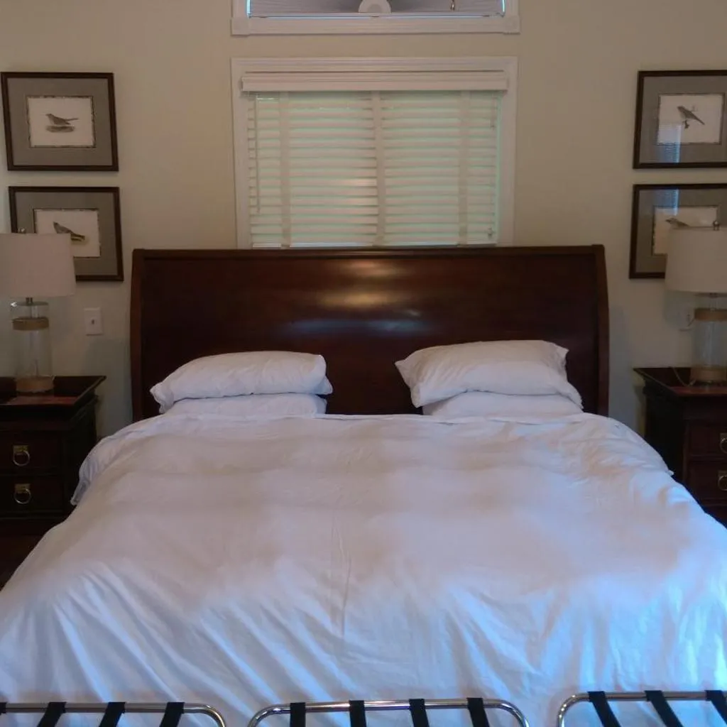 Spacious master bedroom and bath
