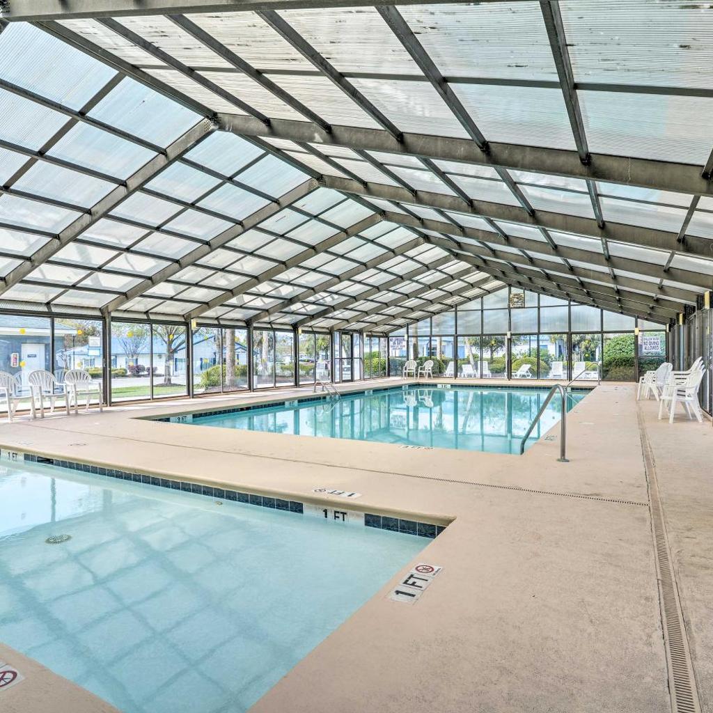Photograph of Deck & Pool Access: Myrtle Beach Getaway