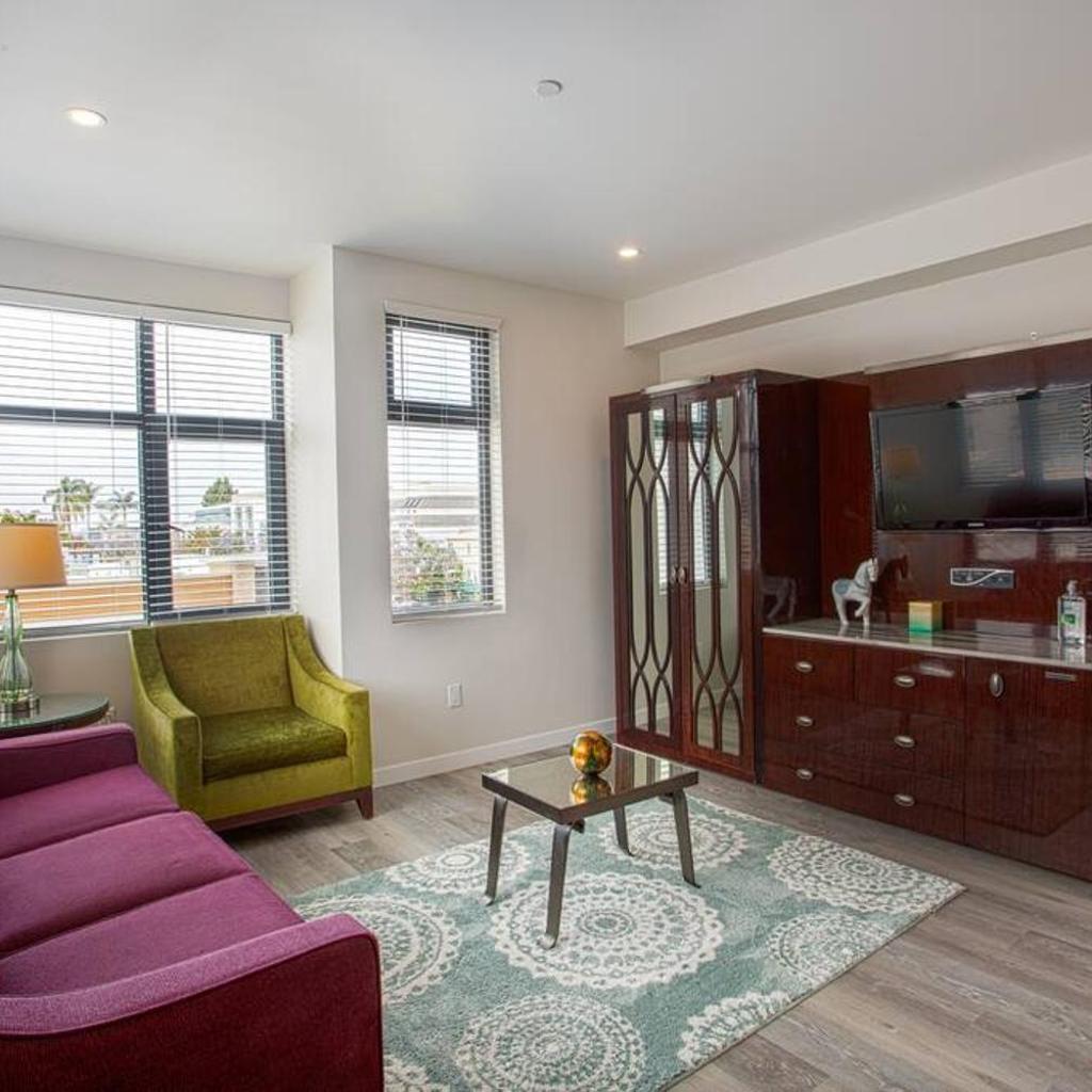 Photograph of One Bedroom Apartment with San Diego Downtown View
