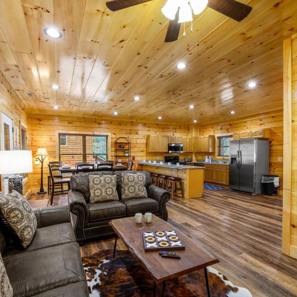 Photograph of Luxe 5BR Cabin, Hot Tub, Theater & Game Room 1mi to the Strip! 4mi to Dollywood