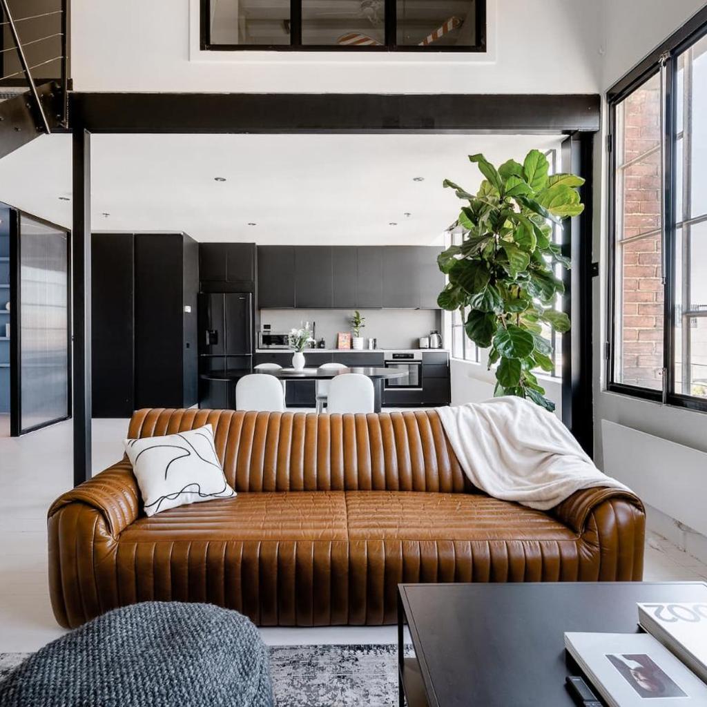 Photograph of New York Converted Warehouse Apartment in Richmond