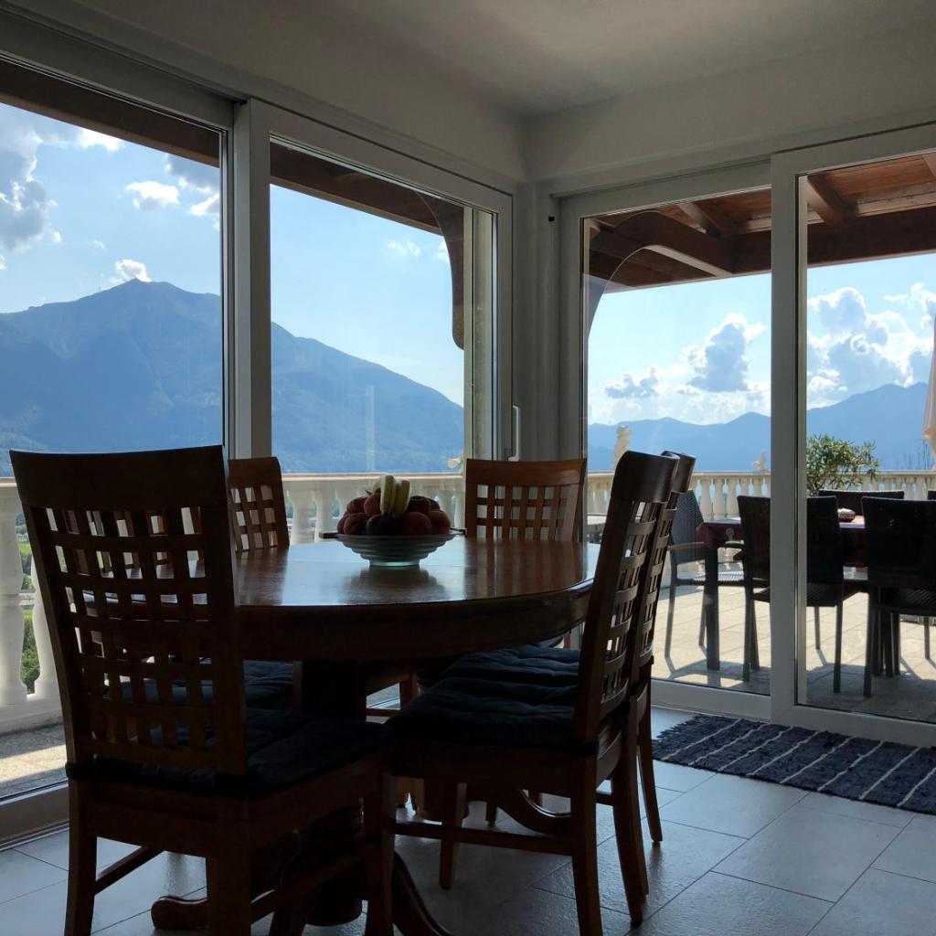 Image 17 - Ferienhaus Patrizia with a fantastic view of Lake Maggiore and the pool