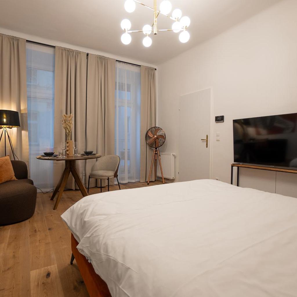 Photograph of Stylish central 1-bedroom apartment with a terrace