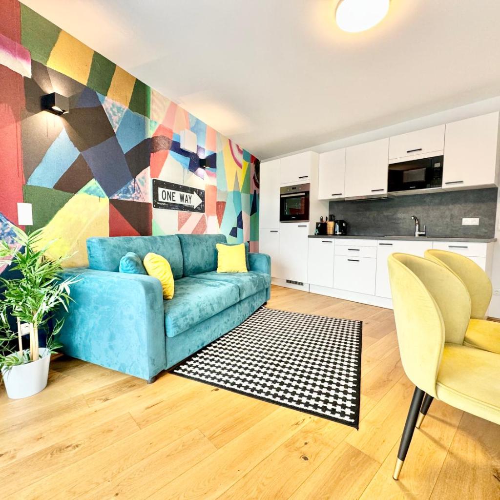Photograph of Designer Wohnung mit Balkon
