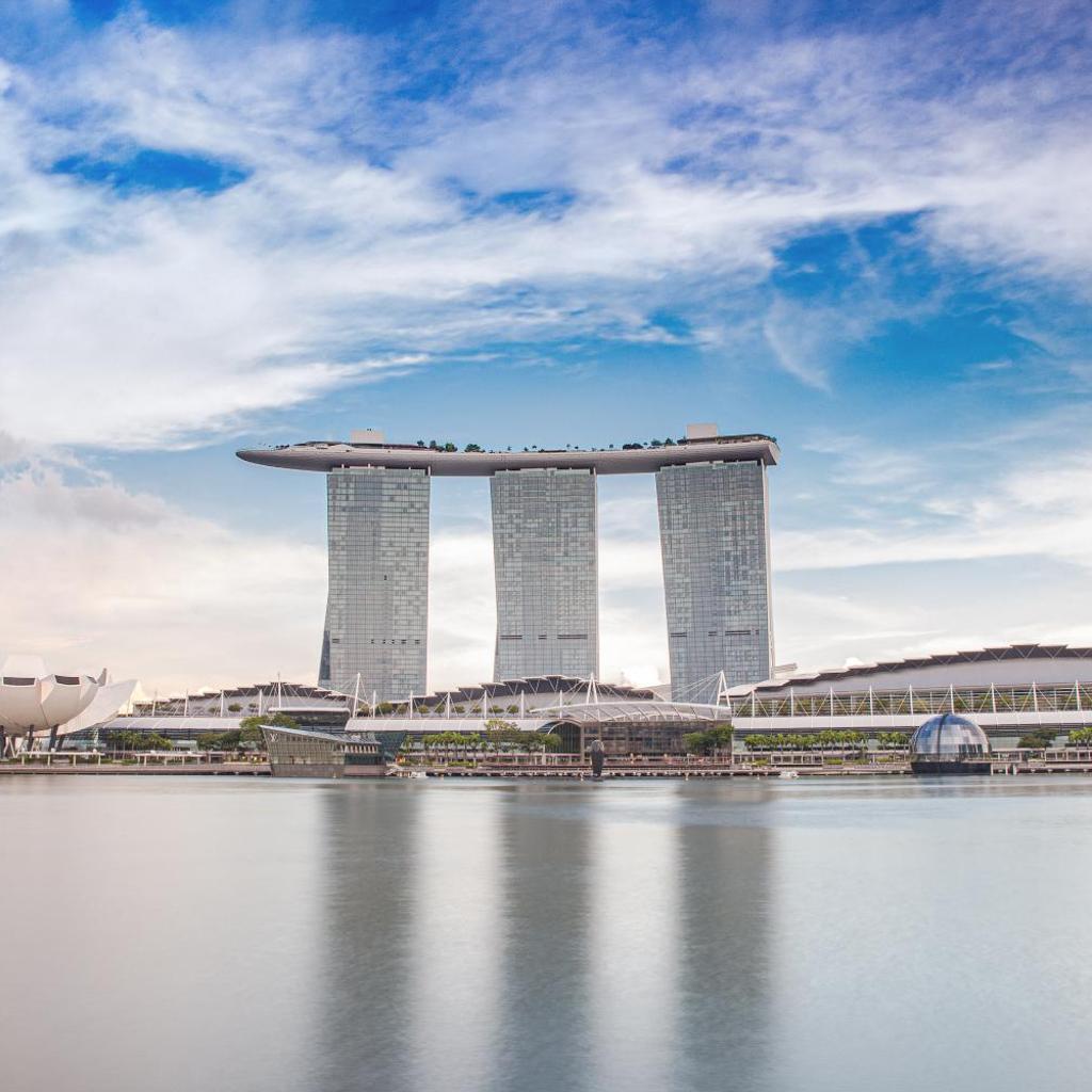 Marina Bay Sands in in Singapore, Singapore