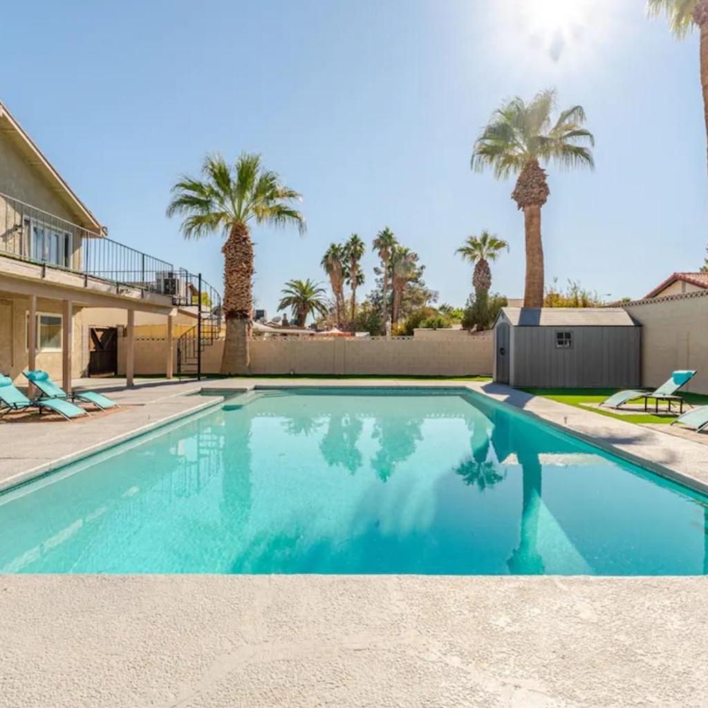 Photograph of Oasis in the desert with huge heated Pool and SPA