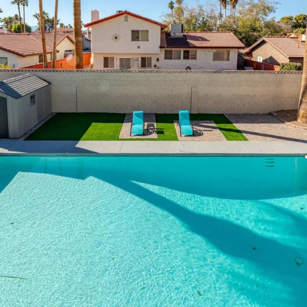 Photograph of Oasis in the desert with huge heated Pool and SPA