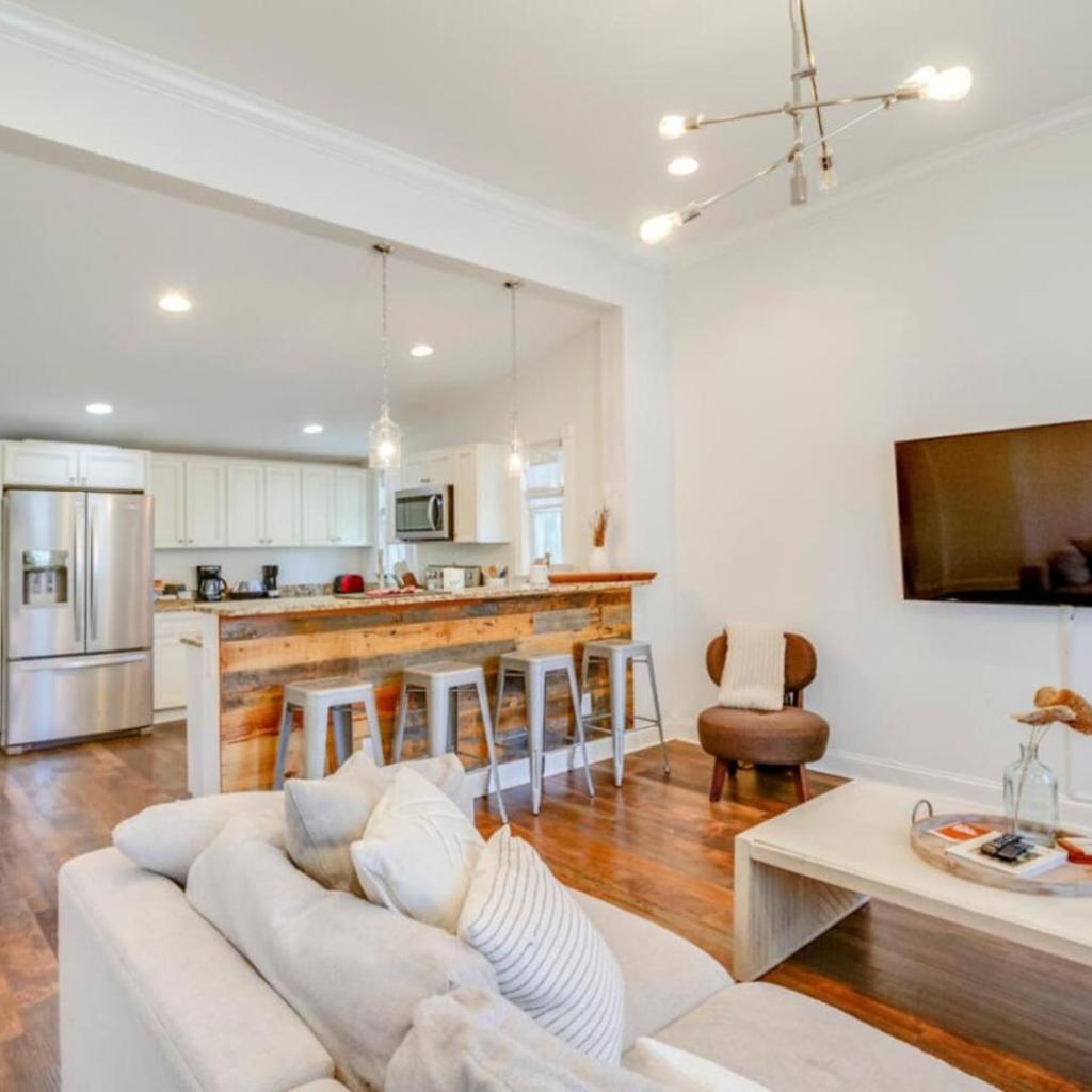 Photograph of East Nash Enclave Movie Room Private Yard