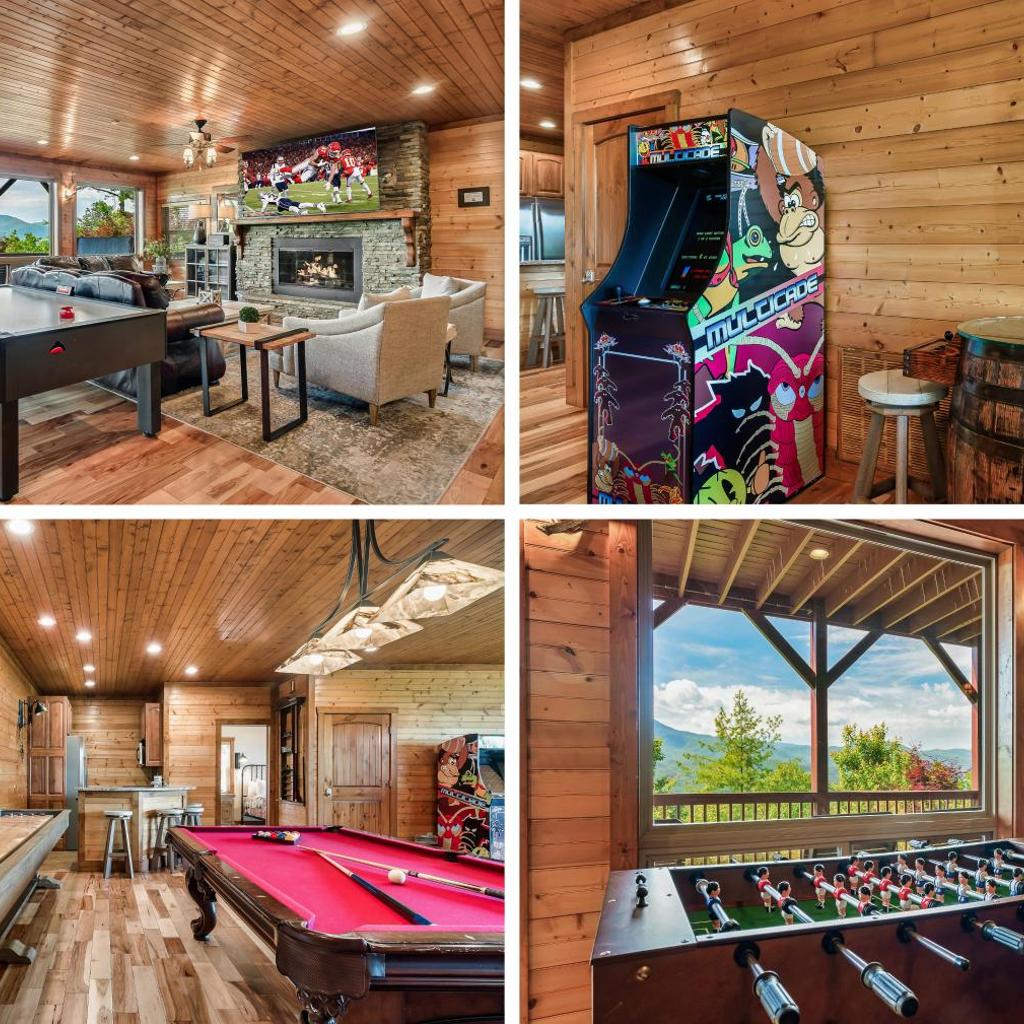 Photograph of Million Views Hot Tub Game Room Sleeps 25