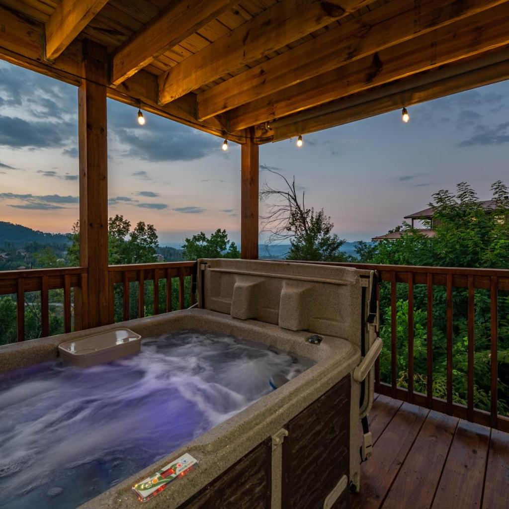 Photograph of Red Roof Chalet of the Smokies