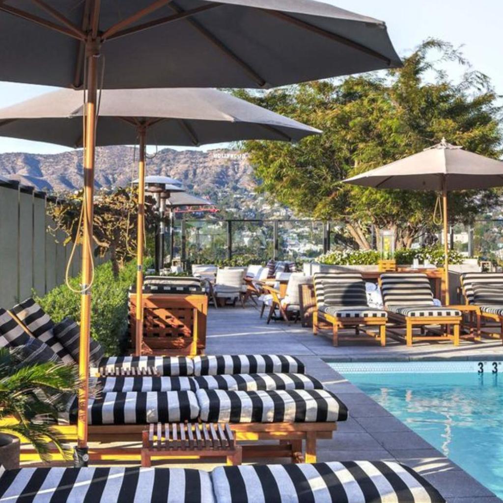 Photograph of Rooftop Pool Modern 2BR, 2BA - Panoramic Hollywood views