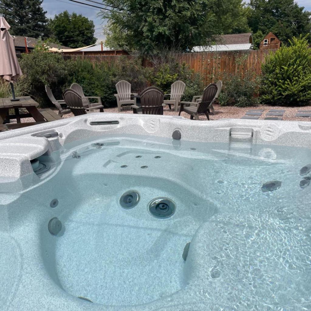 Photograph of Spacious home w hot tub & fire pit