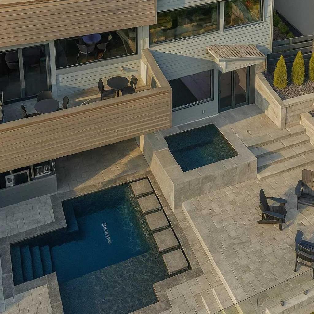Photograph of Epic Luxury Mansion w Nashville Skyline Views
