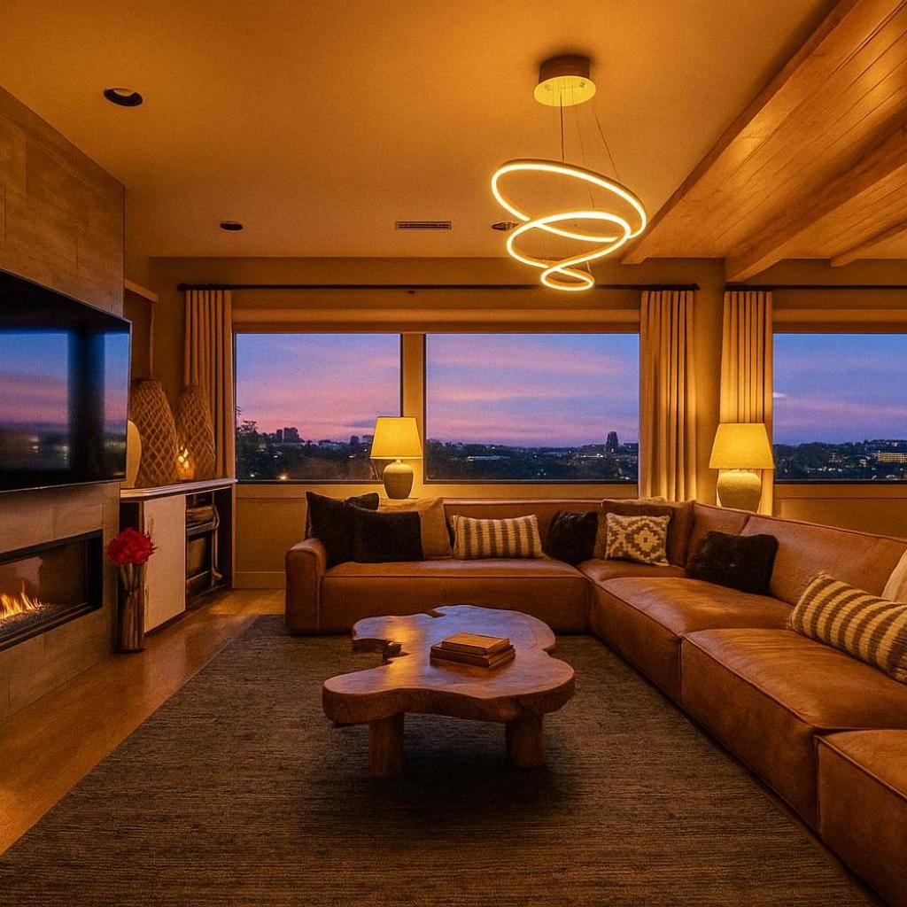 Photograph of Epic Luxury Mansion w Nashville Skyline Views