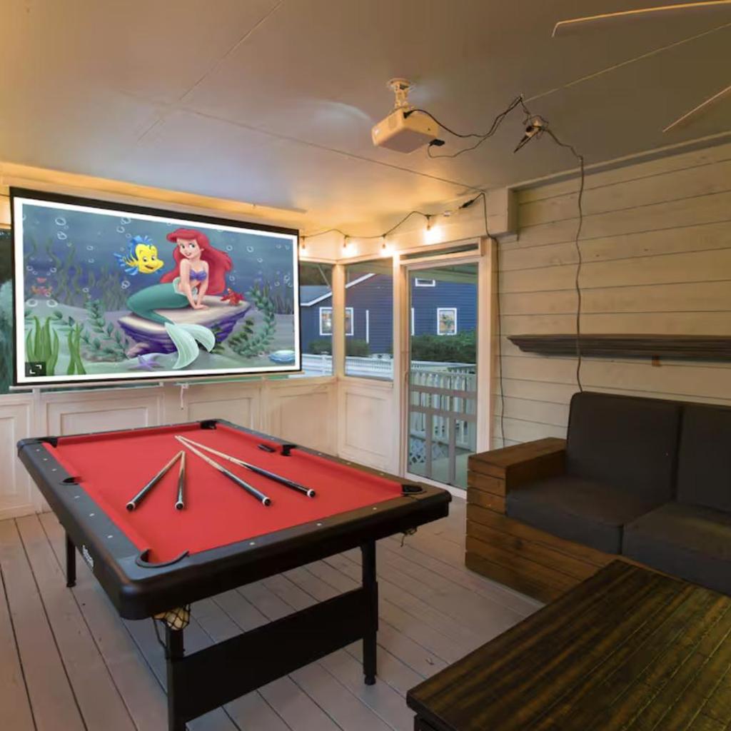 Photograph of Game Room - 100 inch projector - By Marsh