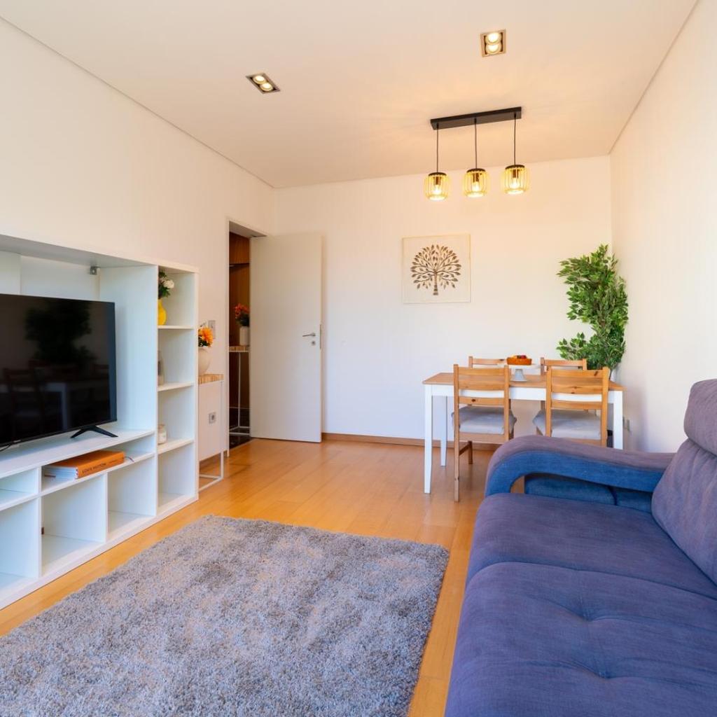 Photograph of Modern Flat with Workspace in Foz by HostWise
